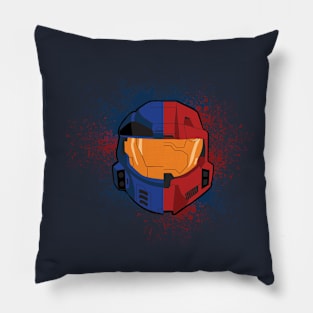 Red and Blue (alt) Pillow