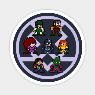 The Inhumans 8bit Pixel Art Magnet