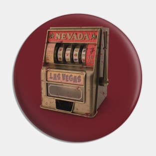 Human Slot Machine Vintage Look Fanart Pin