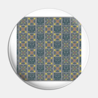 Portuguese blue tile pattern Pin
