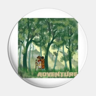 Explorer The Jungle Landscape Pin