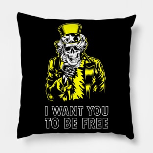 Uncle Sam Ancap Pillow