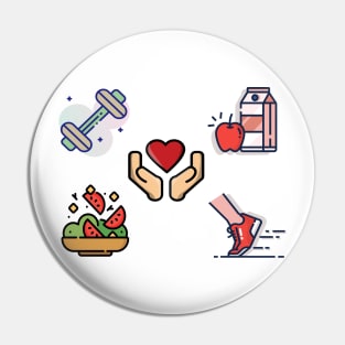 healthy lovin Pin