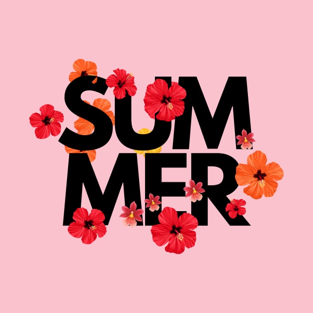 Summer Vibes Floral by Tip Top Tee's