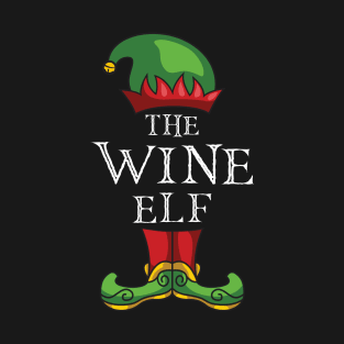 The Wine Elf Matching Family Christmas Pajama T-Shirt