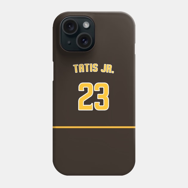 Tatis Jr Jersey Back Mask Phone Case iPhone Case & Cover Mask Phone Case by cwijeta