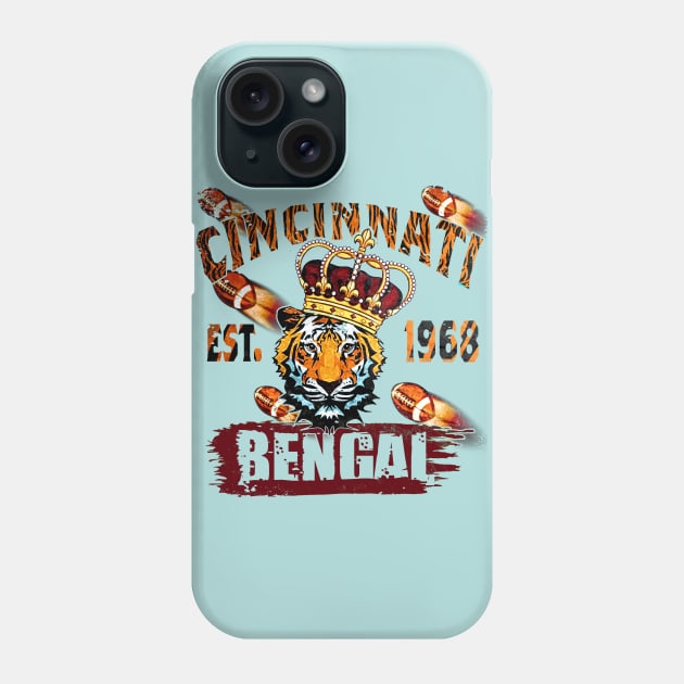 Cincinnati Bengals American football team Phone Case by nowsadmahi