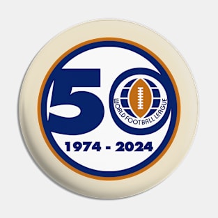 World Football League (1974-1975) 50th Anniversary Logo Pin