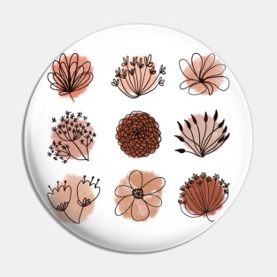 Boho Flower Pack Pin