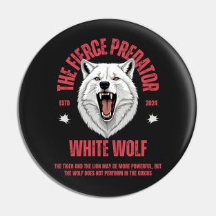 White Wolf Pin