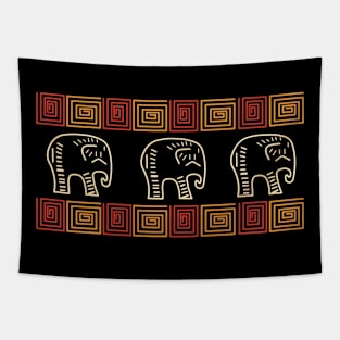 Traditional Elephant Tapestry