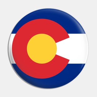 Colorado State Flag Emblem Pin