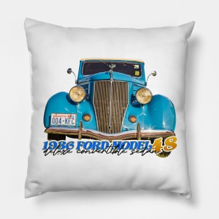 1936 Ford Model 48 Deluxe Convertible Sedan Pillow