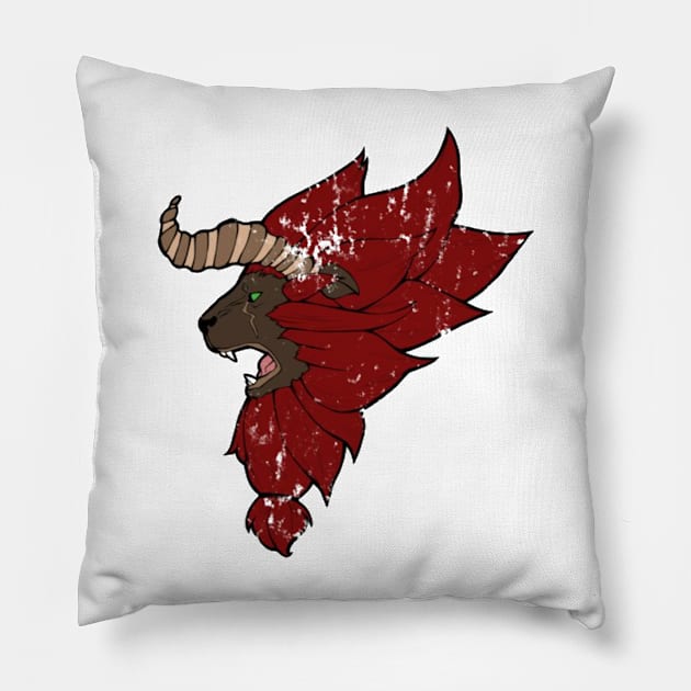 Lynel Roar Pillow by KaniaAbbi