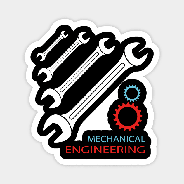 mechanical engineering & tools engineer Magnet by PrisDesign99