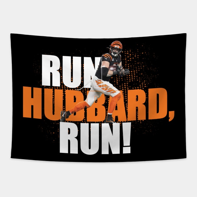 Run, Hubbard, Run! Tapestry by Nagorniak