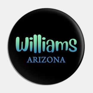 Arizona Williams map arizona state usa arizona tourism Williams tourism Pin