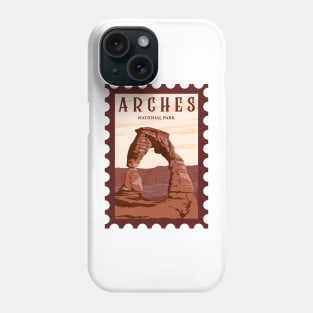 Arches National Park Stamp Phone Case