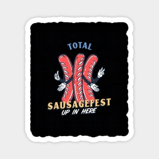 Total Sausagefest! Magnet