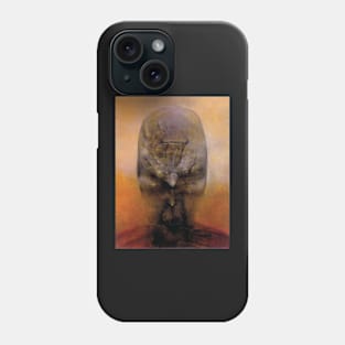 Zdzislaw Beksinski - artwork untitled Phone Case