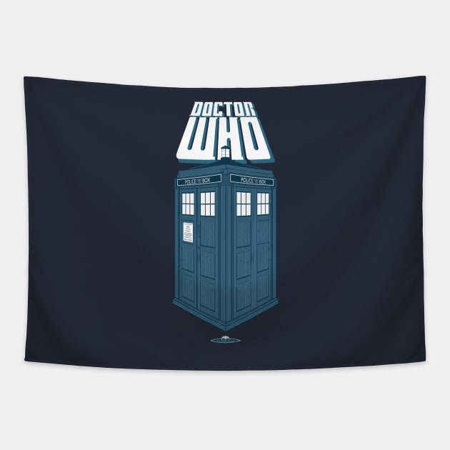 Doctor Who TARDIS Tapestry by TomRyansStudio