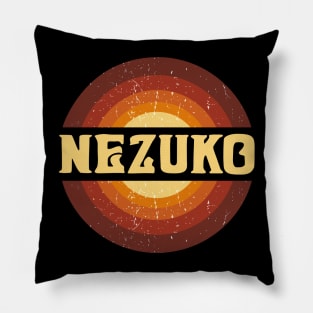 Vintage Proud Name Nezuko Anime Gifts Circle Pillow