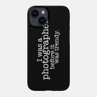 Funny Old Photographer Design Phone Case