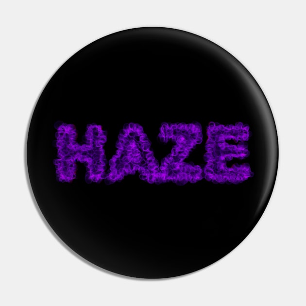 Purple Haze Type Design Pin by DanielLiamGill