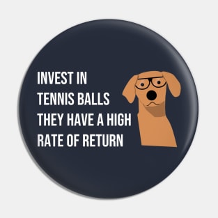 Funny Dog Accountant Financial Advisor Finance Teacher Pin