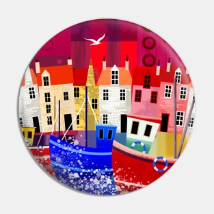 Seaside Town Pin