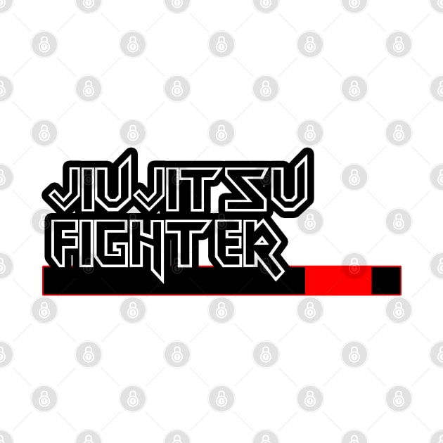 Jiujitsu Fighter | Black Belt by  The best hard hat stickers 