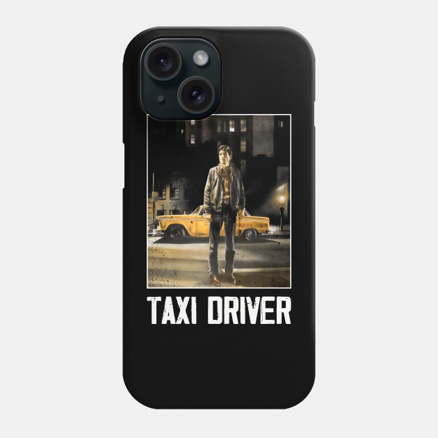 Travis Bickle's Vigilante Vision Taxi Tribute Phone Case by Mythiana