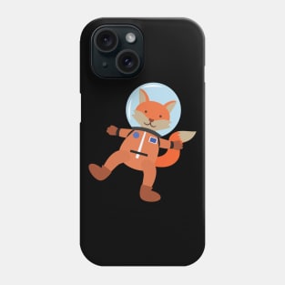 Fox in space suit Phone Case