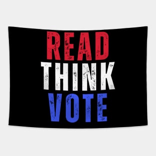 Read Think Vote Tapestry