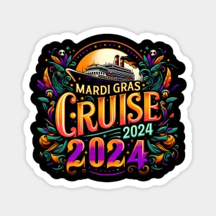 Mardi Gras Cruise 2024 Magnet