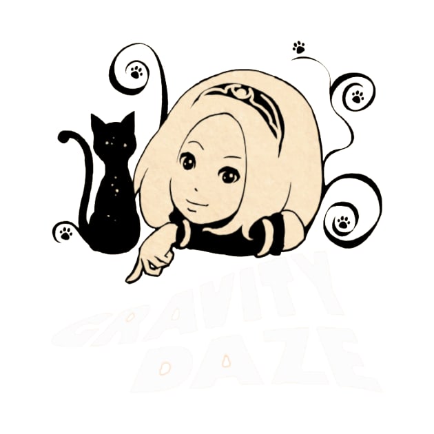 Gravity Rush - Kat New Year 2012 Logo With Text by Gekidami