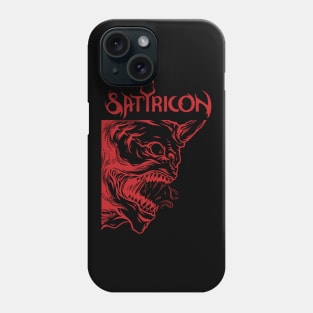 Satyricon evil metal band Phone Case