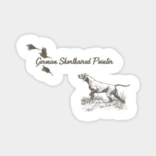 German Shorthaired Pointer hunting Magnet