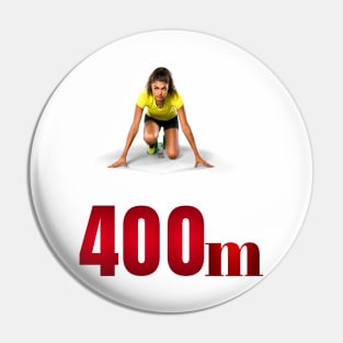 400 meters Pin