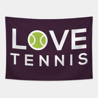Love Tennis Tapestry