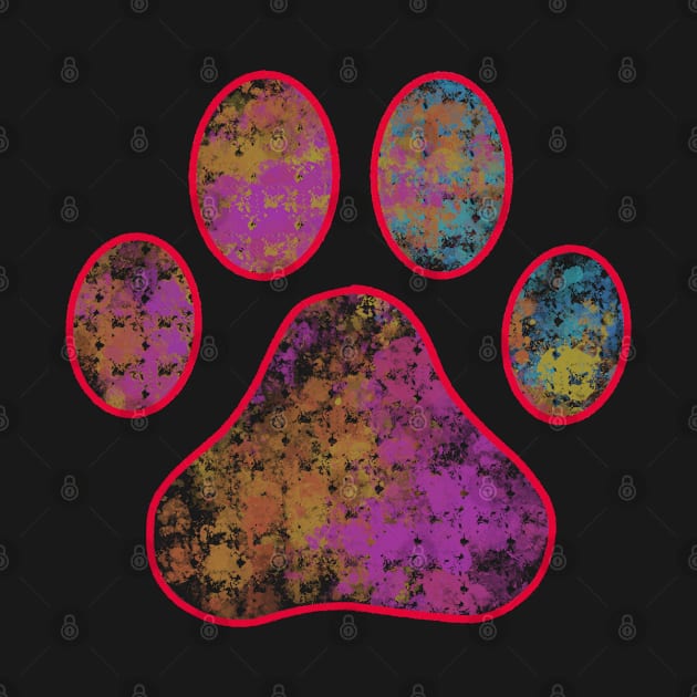 paw print dog cute by Lin Watchorn 