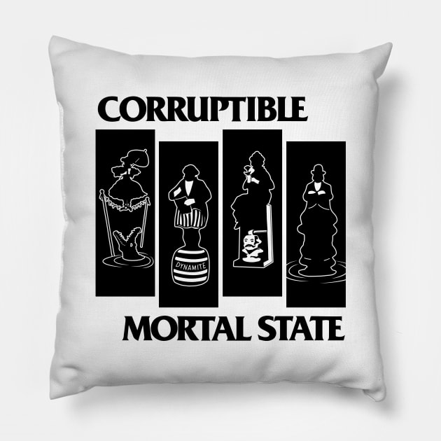 Corruptible, Mortal State Pillow by MagicalMountains