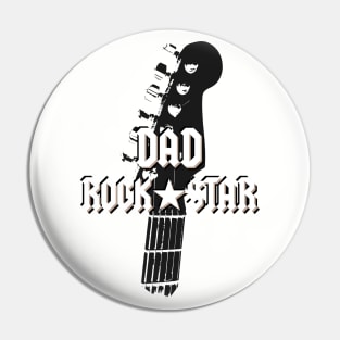 Dad Rock Star Pin