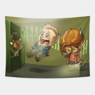 Scared Dean Tapestry