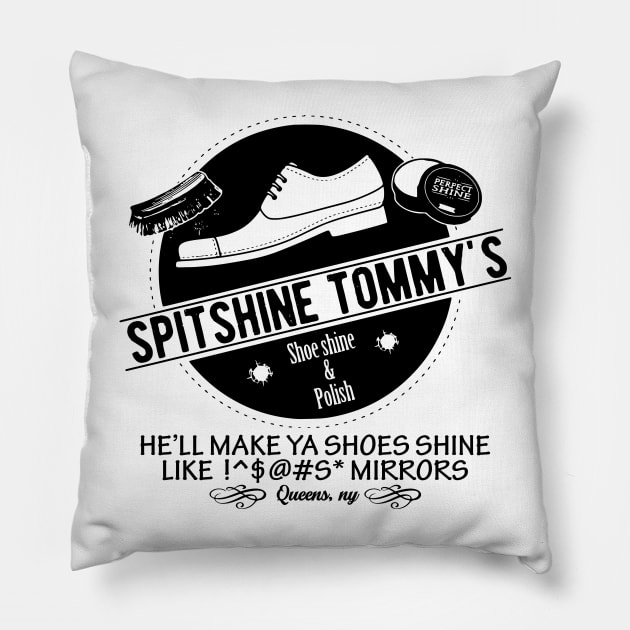 Graphic Vintage Movie Wiseguy Gifts Idea Pillow by Fantasy Forest