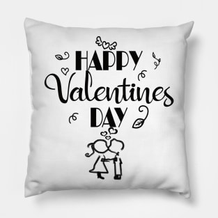 valentines day by chakibium Pillow