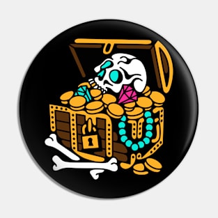 Treasure skull Pin