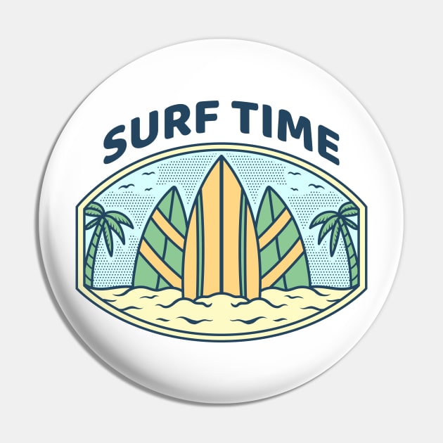 Surf Time Pin by Localhost