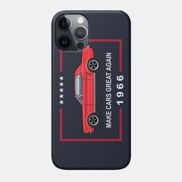 1966 Make Cars Great Again - Ford Mustang - Phone Case