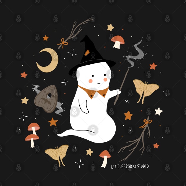 Witchy Ghost by Little Spooky Studio